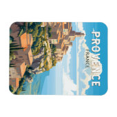 Provence France Travel Art Vintag Magnet (Horizontal)