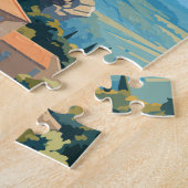 Provence France Travel Art Vintag Puzzle (Seite)