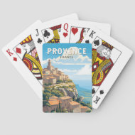 Provence France Travel Art Vintag Spielkarten