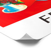 Provence France Vintage Reise Poster (Ecke)