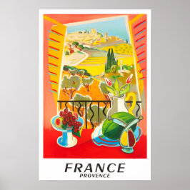 Provence France Vintage Reise Poster