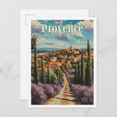 Provence Frankreich Kunst, Dichtung und Musik Postkarte (Vorne/Hinten)