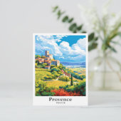 Provence Frankreich Kunst, Dichtung und Musik Postkarte (Stehend Vorderseite)