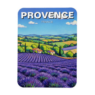 Provence Frankreich Lavendel Felder Reise Magnet