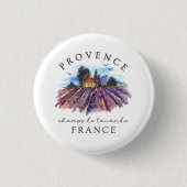Provence Frankreich – Lavendelfelder Button (Vorderseite)