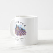 Provence Frankreich – Lavendelfelder Kaffeetasse (Vorderseite Links)