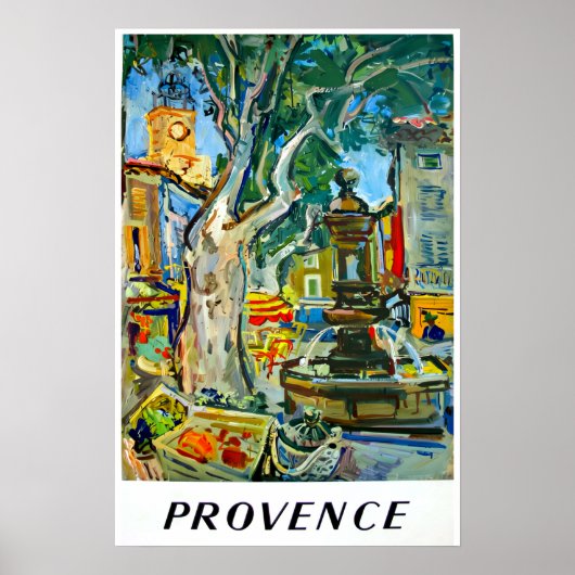 Provence, Frankreich Poster (Vorne)