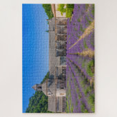 Provence, Frankreich.Senanque Kloster. Puzzle (Vertikal)