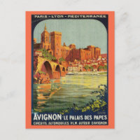 Provence Frankreich Vintage-Postkarte
