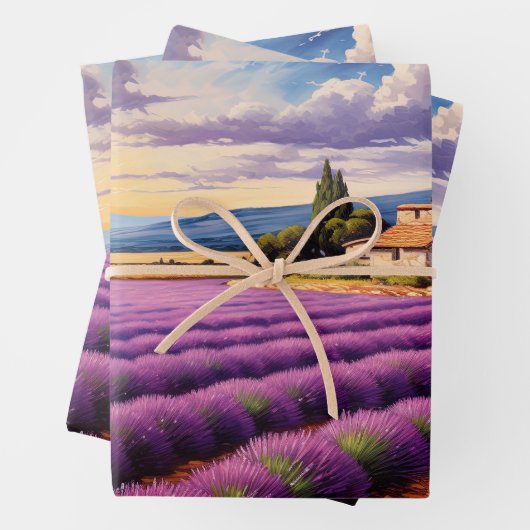 Provence Geschenkpapier Set (Beispiel)