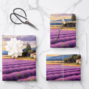 Provence Geschenkpapier Set