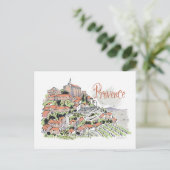 Provence Gordes Postkarte (Stehend Vorderseite)