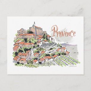 Provence Gordes Postkarte