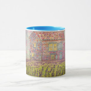 Provence House und Lavendel Fields Tasse