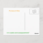 Provence in Paris Postkarte (Rückseite)