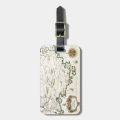 Provence-Karten-Gepäckanhänger Gepäckanhänger (Vorderseite vertikal)