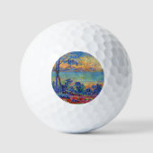 Provence Landschaft von Henri-Edmond Cross Golfball (Vorderseite)