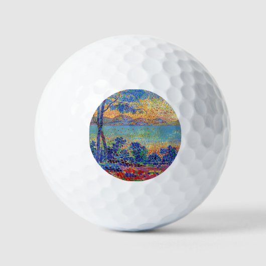 Provence Landschaft von Henri-Edmond Cross Golfball (Vorderseite)