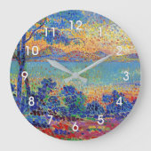 Provence Landschaft von Henri-Edmond Cross Große Wanduhr (Vorderseite)