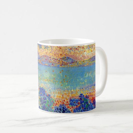 Provence Landschaft von Henri-Edmond Cross Kaffeetasse (VorderseiteRechts)