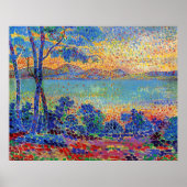 Provence Landschaft von Henri-Edmond Cross Poster (Vorne)