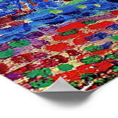 Provence Landschaft von Henri-Edmond Cross Poster (Ecke)