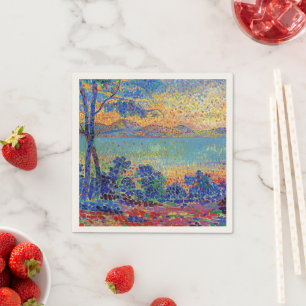 Provence Landschaft von Henri-Edmond Cross Serviette