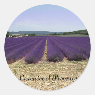 Provence-Lavendel Runder Aufkleber