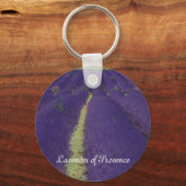 Provence-Lavendel Schlüsselanhänger (Vorderseite)