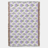 Provence Lavender Bunches Decke (Vorderseite Vertikal)