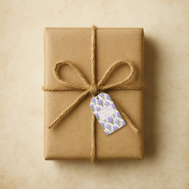 Provence Lavender Bunches - Geschenk-Tag Geschenkanhänger