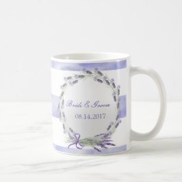 Provence Lavender Lila Blume Blumenzehen Kaffeetasse