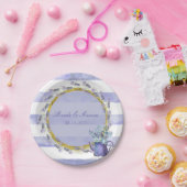 Provence Lavender Lila Blume Blumenzehen Pappteller (Party)