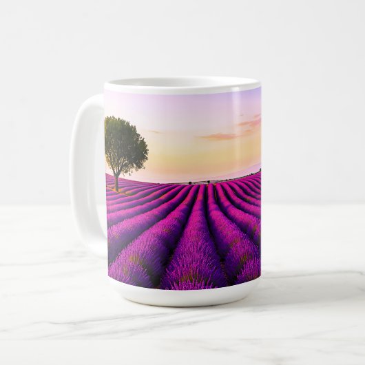 Provence Lavender Serenity Kaffeetasse (Vorderseite Links)