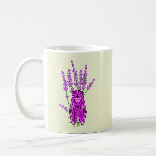 Provence mit Zikade und Lavendel auf Kaffeetasse. Kaffeetasse (Links)