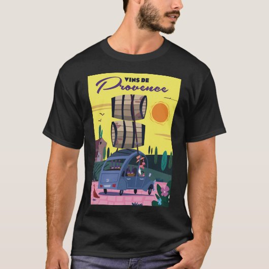 Provence Poster T-Shirt (Vorderseite)