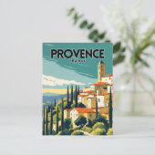 Provence Postkarte (Stehend Vorderseite)