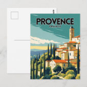 Provence Postkarte (Vorne/Hinten)