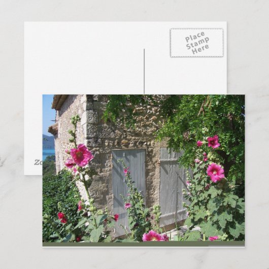 Provence Postkarte (Vorne/Hinten)