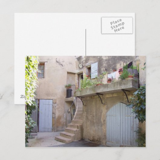 Provence Postkarte (Vorne/Hinten)