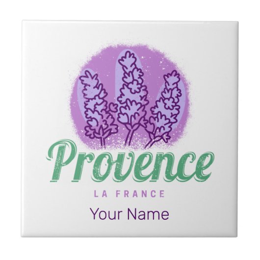 Provence Retro Lavender Französische Riviera Frank Fliese (Vorderseite)