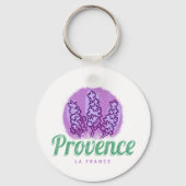 Provence Retro Lavender Französische Riviera Frank Schlüsselanhänger (Vorderseite)