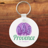 Provence Retro Lavender Französische Riviera Frank Schlüsselanhänger (Vorderseite)