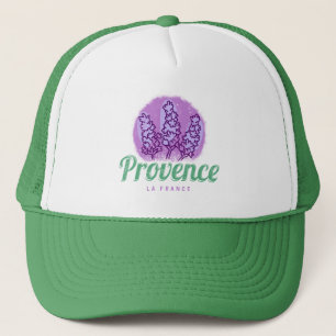 Provence Retro Lavender Französische Riviera Frank Truckerkappe