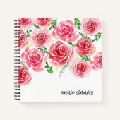 Provence-Rose Personalisiert Notizblock (Vorderseite)