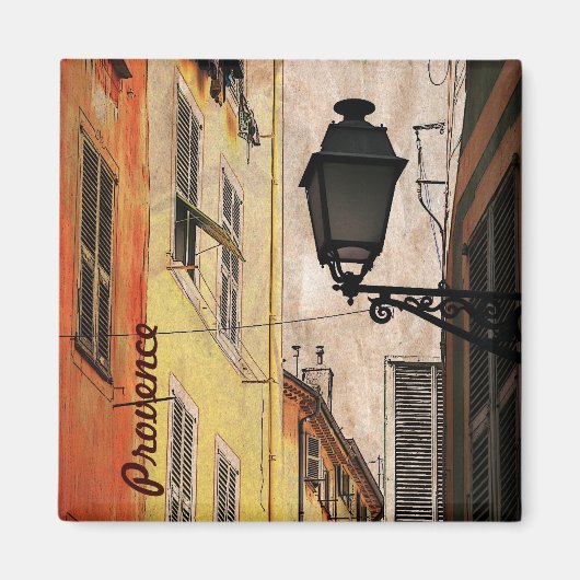 Provence-Straße-Magnet Magnet (Vorne)