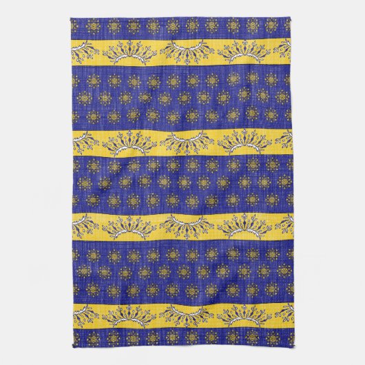 Provence südlich französischen Blaus Handtuch (Vertikal)