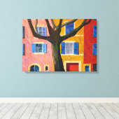 Provence und Platane Leinwanddruck (Insitu (Holzboden))