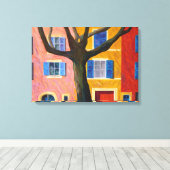 Provence und Platane Leinwanddruck (Insitu (Holzboden))