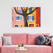 Provence und Platane Leinwanddruck (Insitu (Wohnzimmer))
